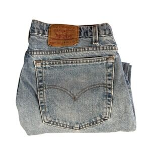 VTG Levi Strauss 550 USA Made 38x30 Relaxed Fit Tapered Leg Jeans Denim NormCore